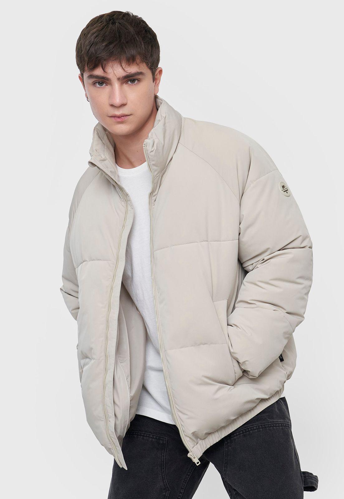 Parka Hombre Puffa Color Ecru Corona-0