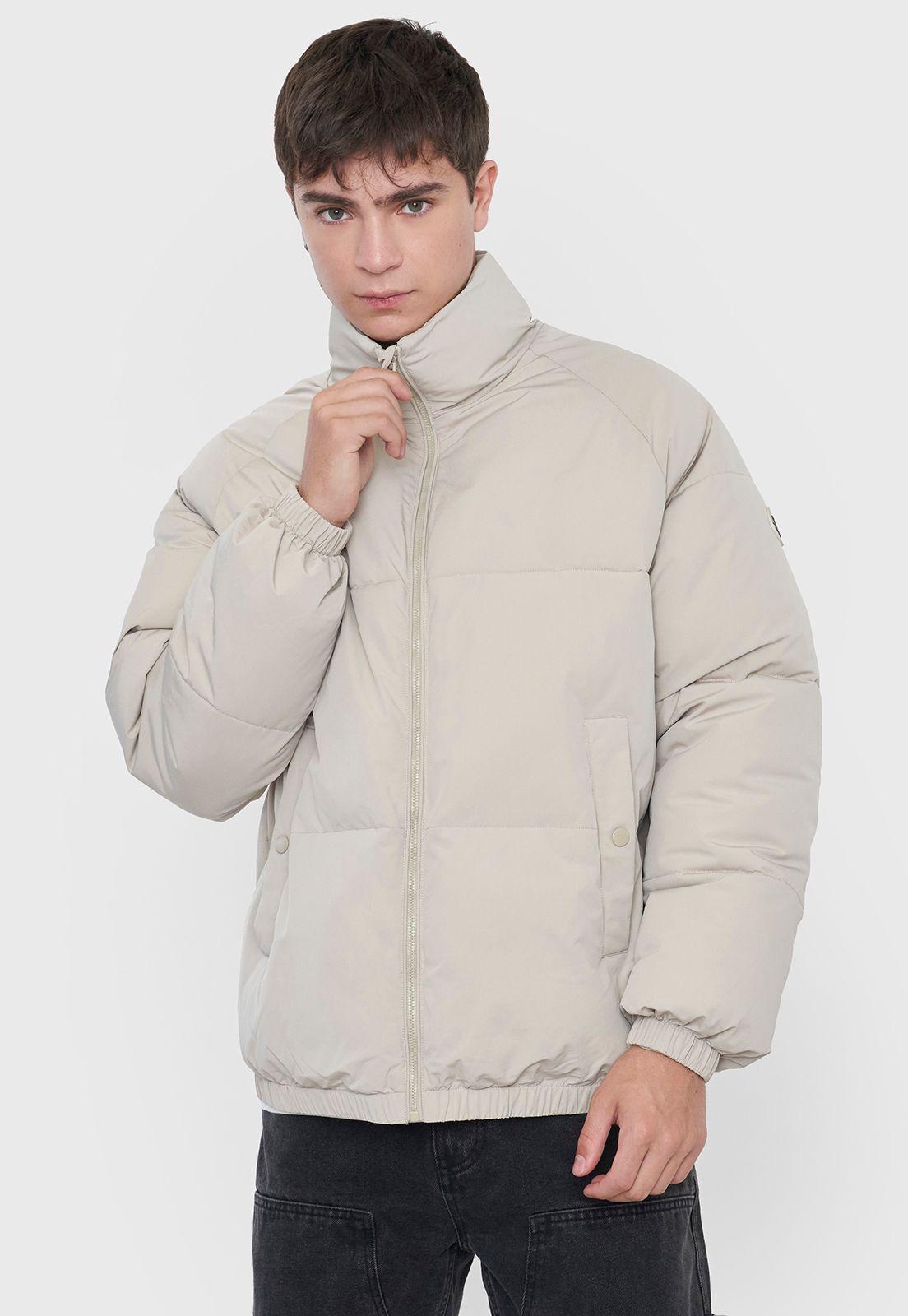 Parka Hombre Puffa Color Ecru Corona-2