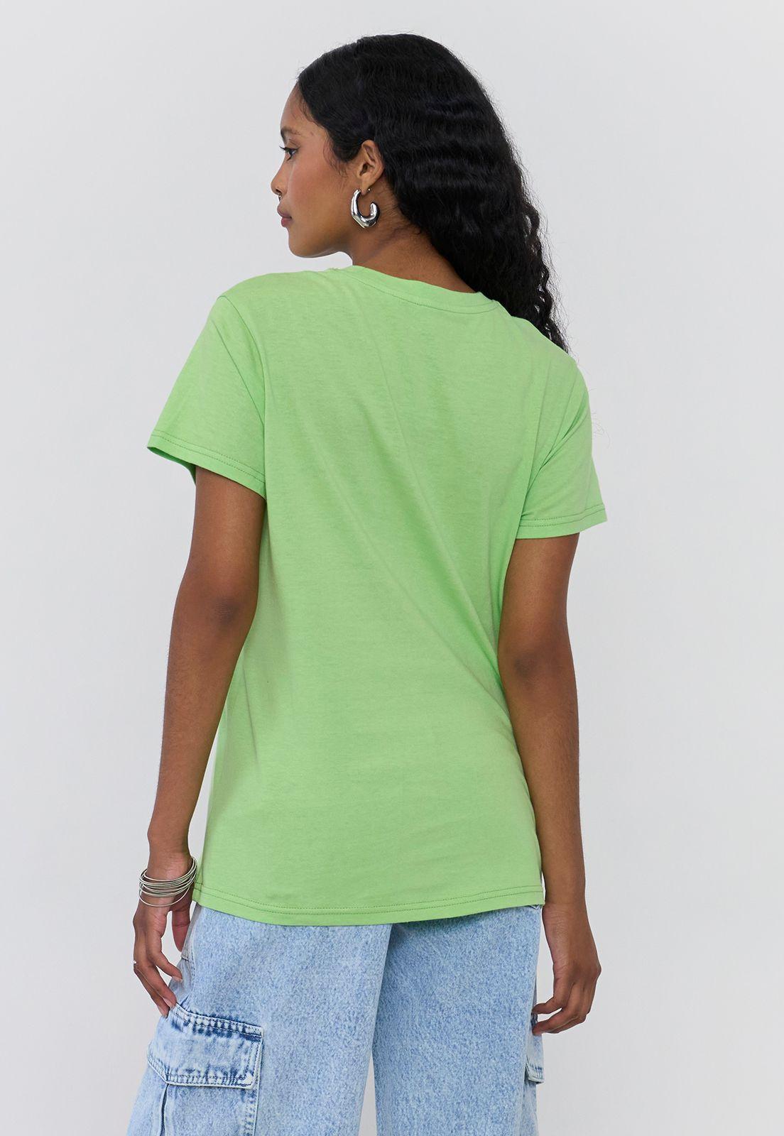 Polera Mujer Fun Regular Verde Agua Corona-1