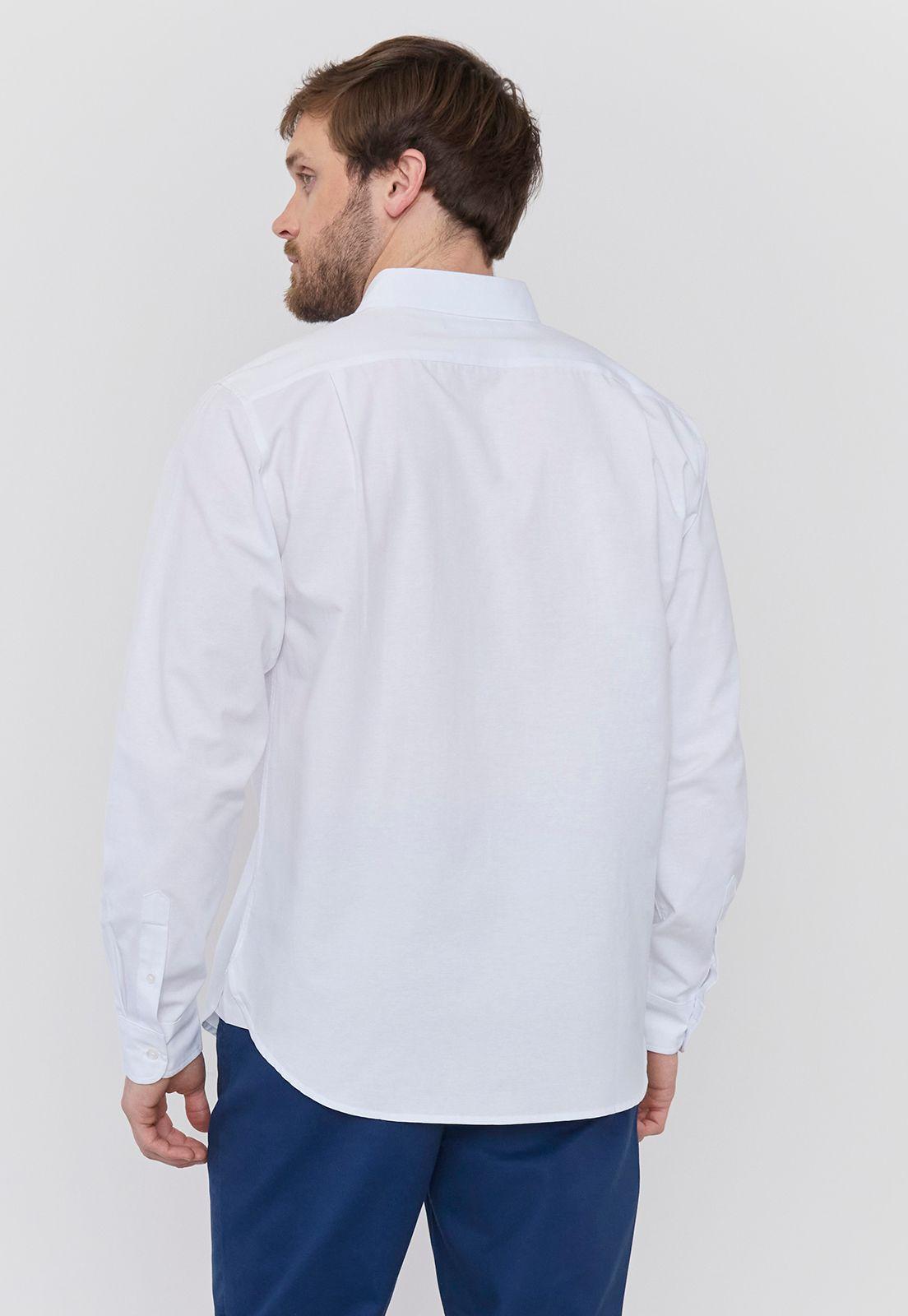 Camisa Hombre Oxford I Blanco Corona-1