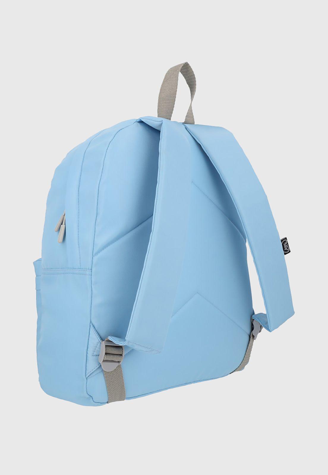 Mochila Juvenil Basic City Celeste Corona-4