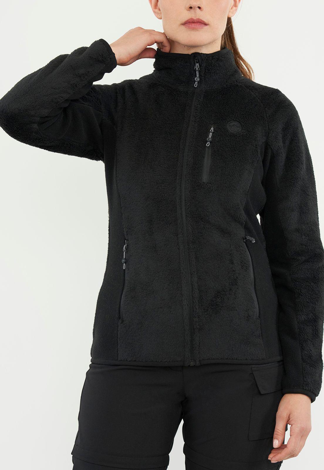 Polar Outdoor Mujer Negro Microfibra Corona-2