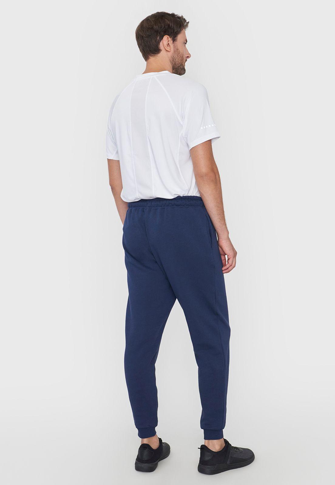 Buzo Hombre Deportivo Jogger Liso Color Navy Corona-2