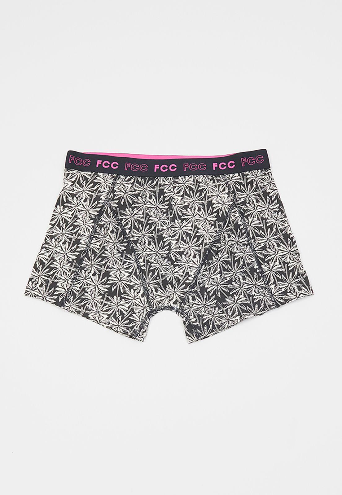 Bóxer Hombre Bipack Print Celeste Corona-3