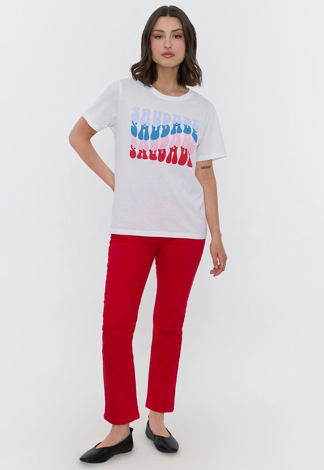 Polera Mujer Print Portugal Blanco Corona-3