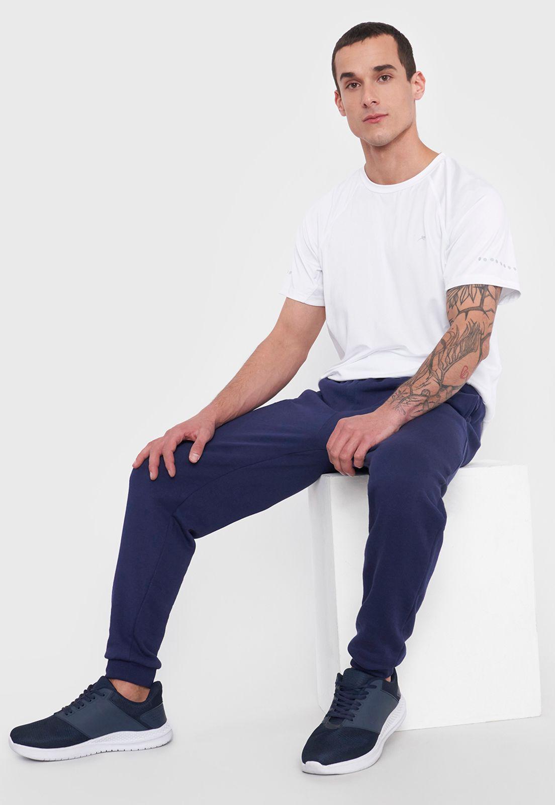 Buzo Jogger Hombre Deportivo Color Navy Corona-0