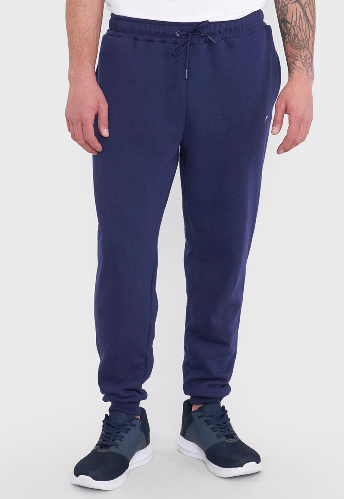 Buzo Jogger Hombre Deportivo Color Navy Corona-1