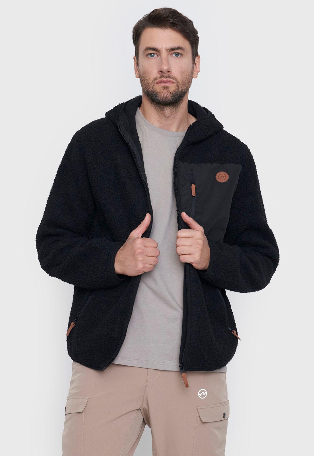 Polar Outdoor Hombre Sherpa Negro Corona-0