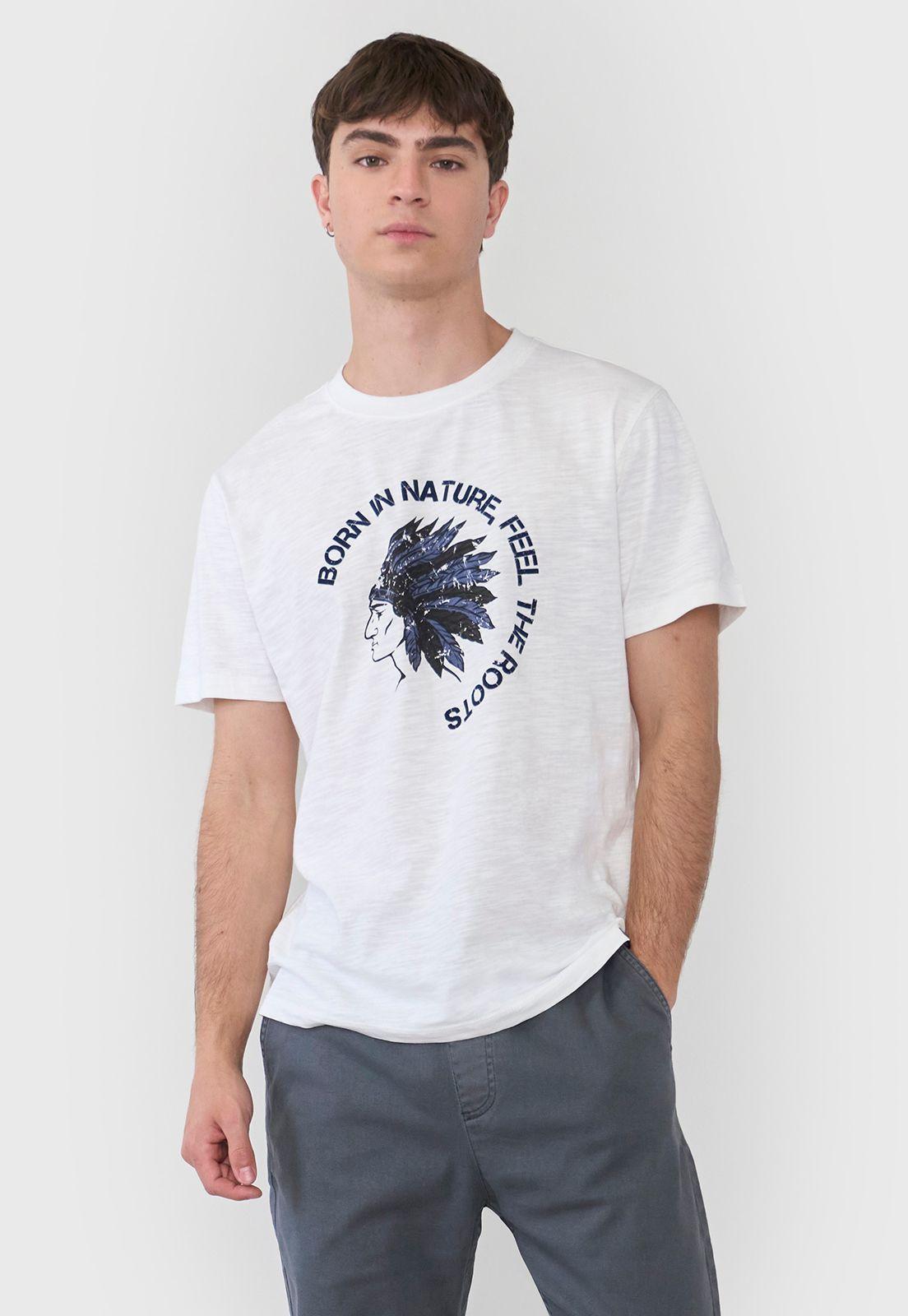 Polera Hombre Flock Gris Corona-0