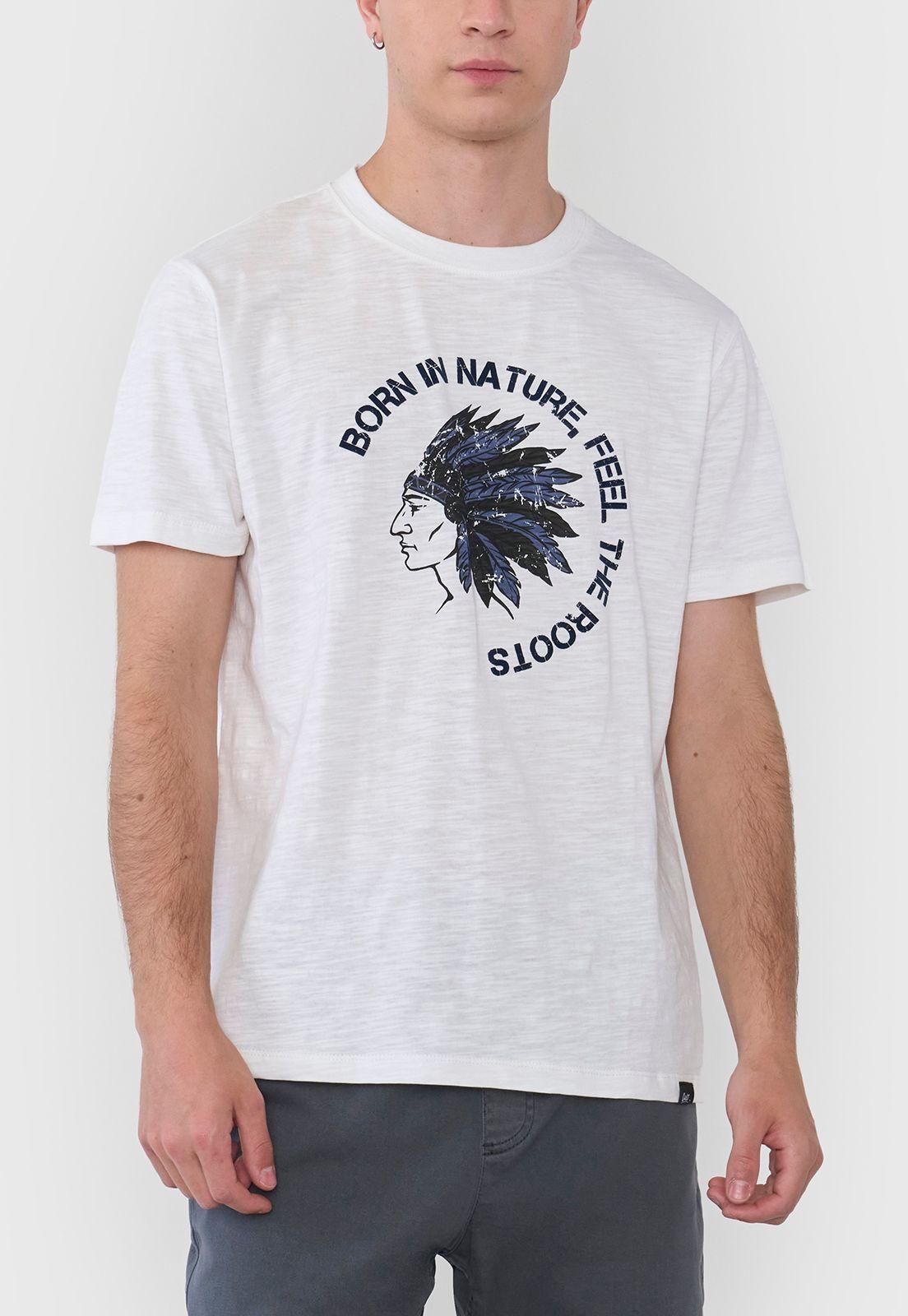Polera Hombre Flock Gris Corona-2