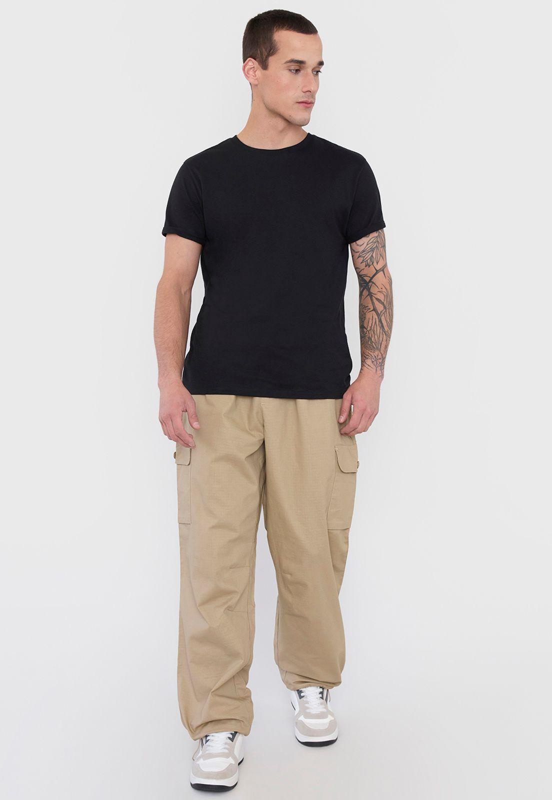 Pantalón Hombre Parachute Fit Camel Corona-0