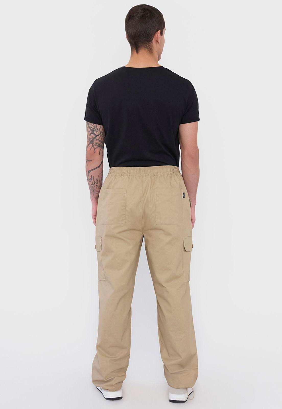 Pantalón Hombre Parachute Fit Camel Corona-2
