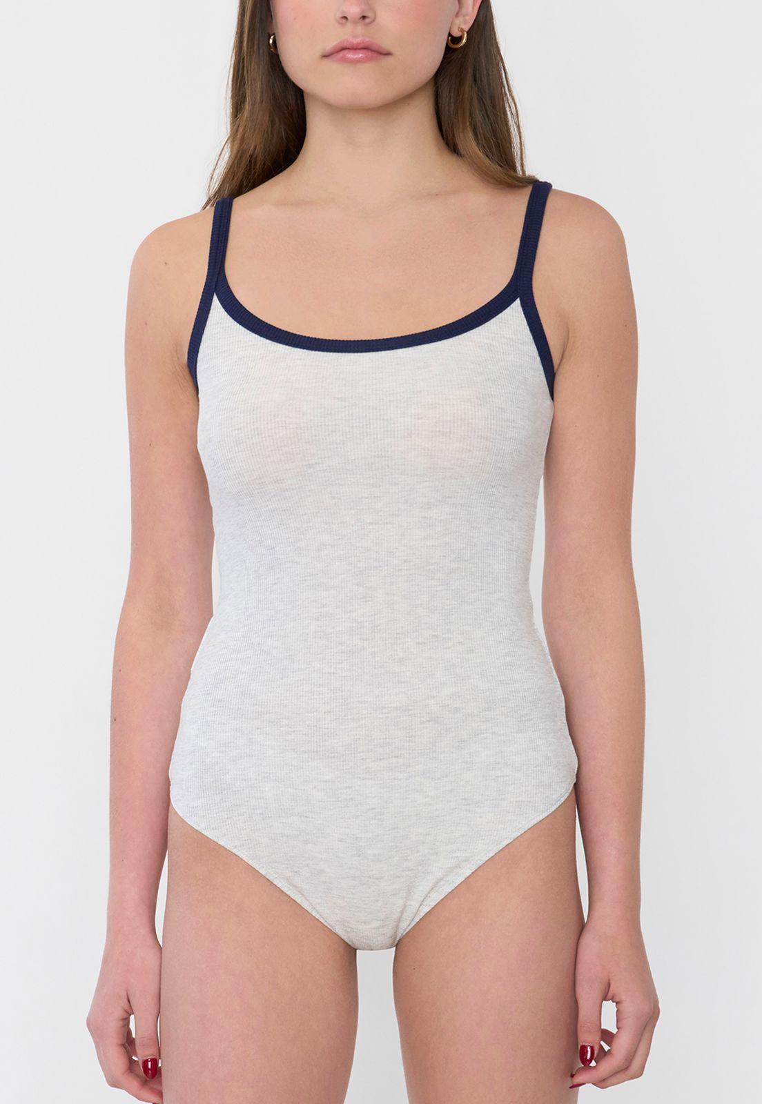 Body Mujer Pabilo Pipping Gris Corona-2
