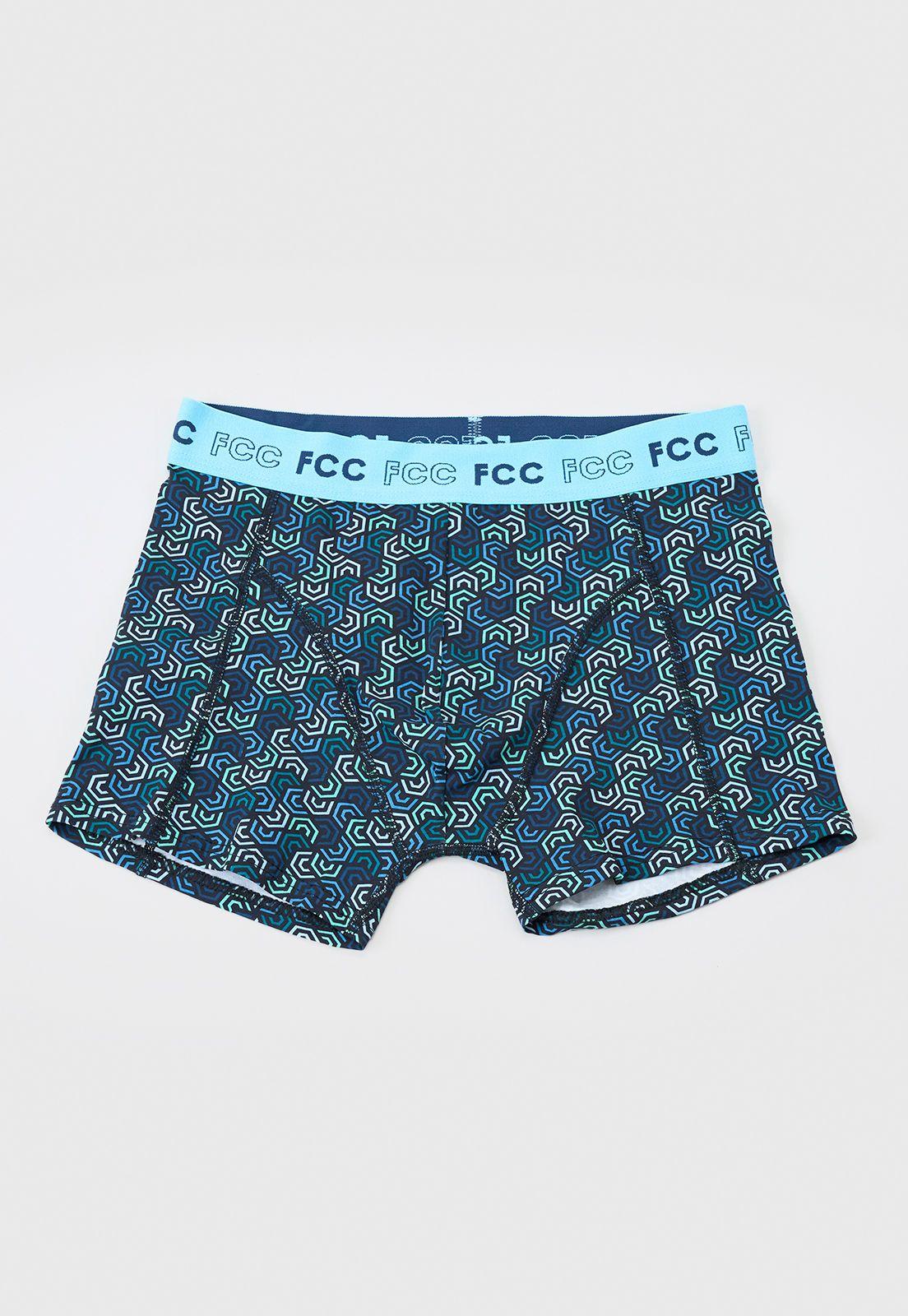Bóxer Hombre Bipack Mix Celeste/Azul Corona-3