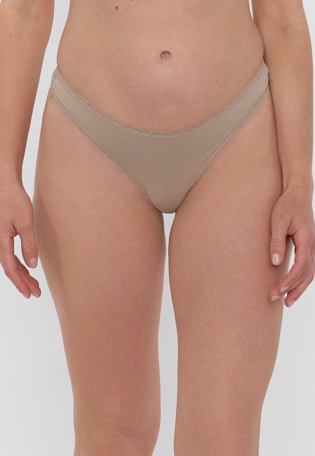 Calzón Mujer Bikini Beige Corona-1