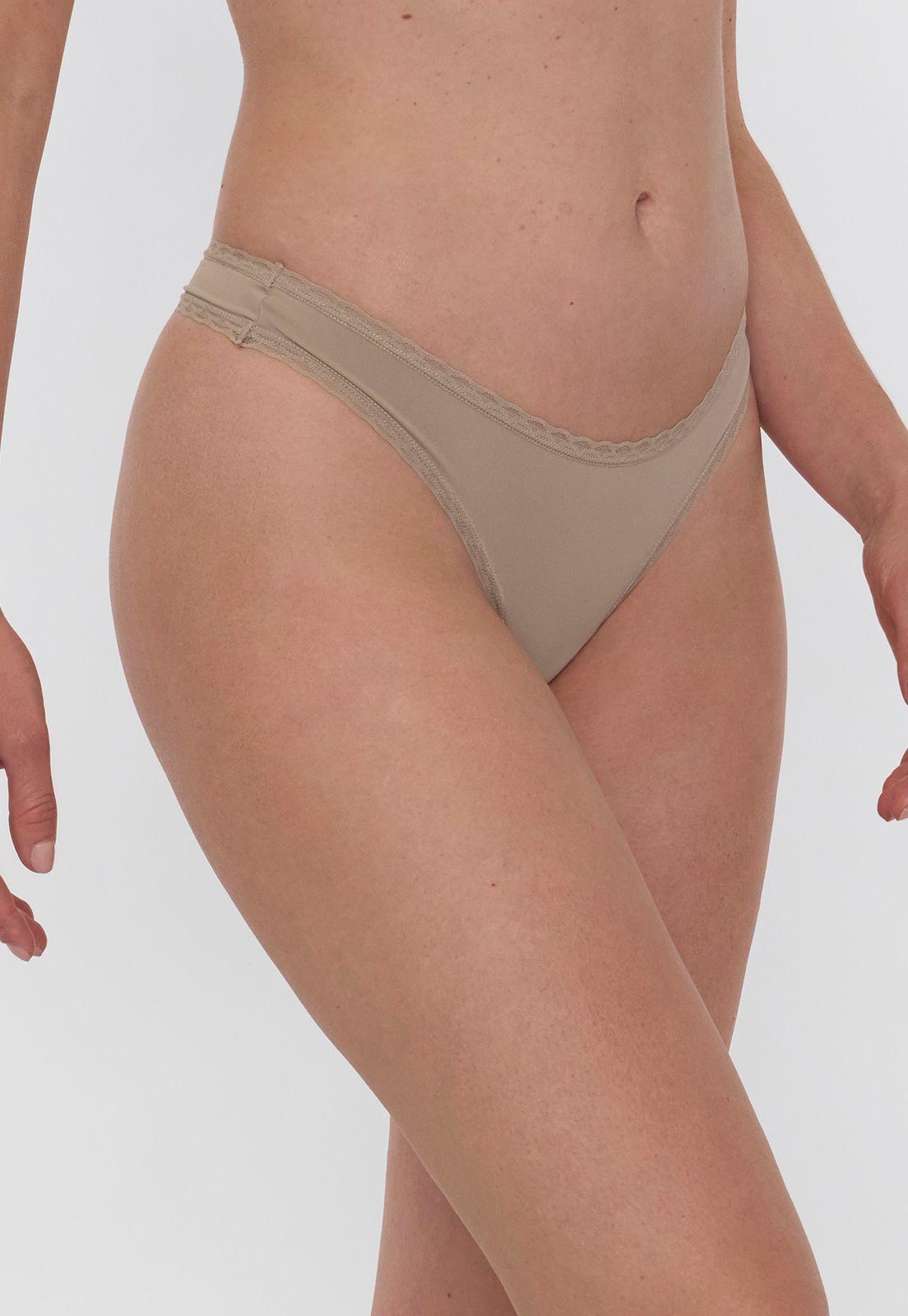 Calzón Mujer Bikini Beige Corona-3
