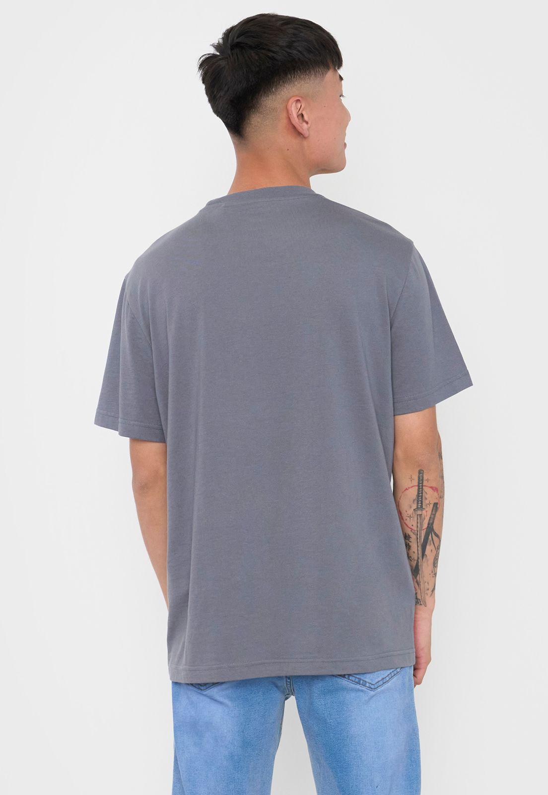 Polera Hombre Fun Photoprint Gris Corona-2