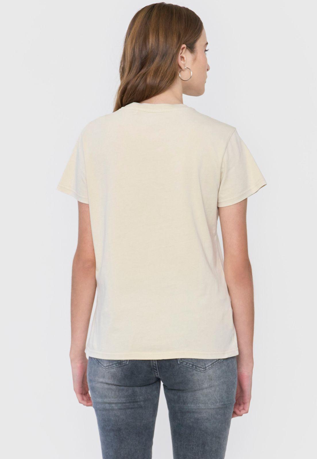 Polera Mujer Fun Regular Beige Corona-1