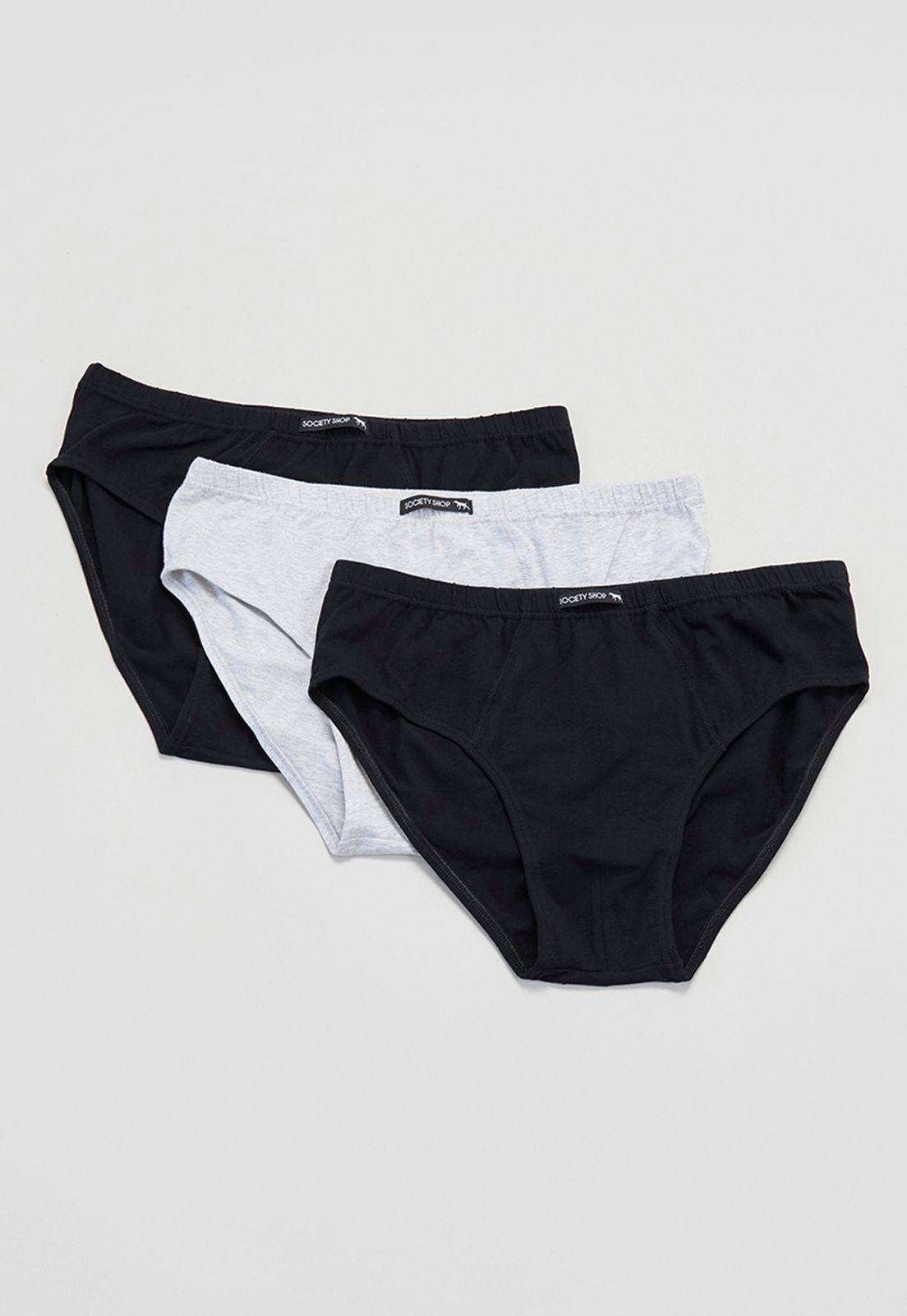 Slip Hombre Tripack Mix Negro Corona-0
