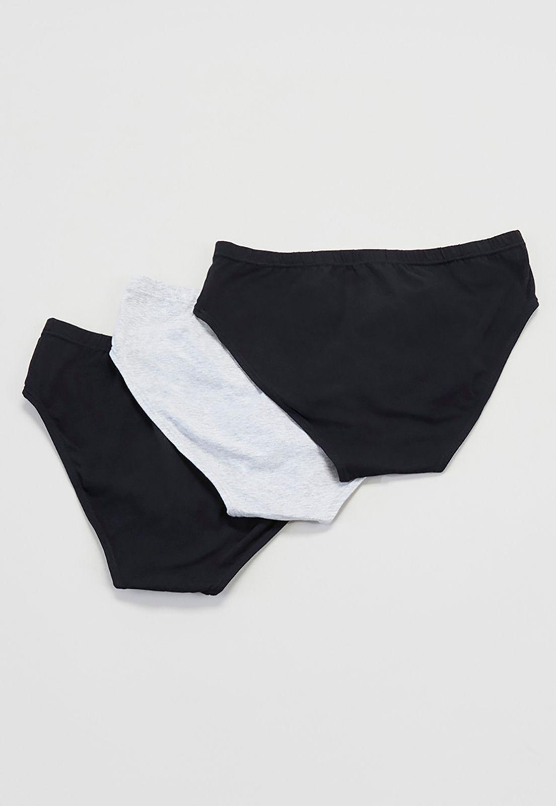 Slip Hombre Tripack Mix Negro Corona-1