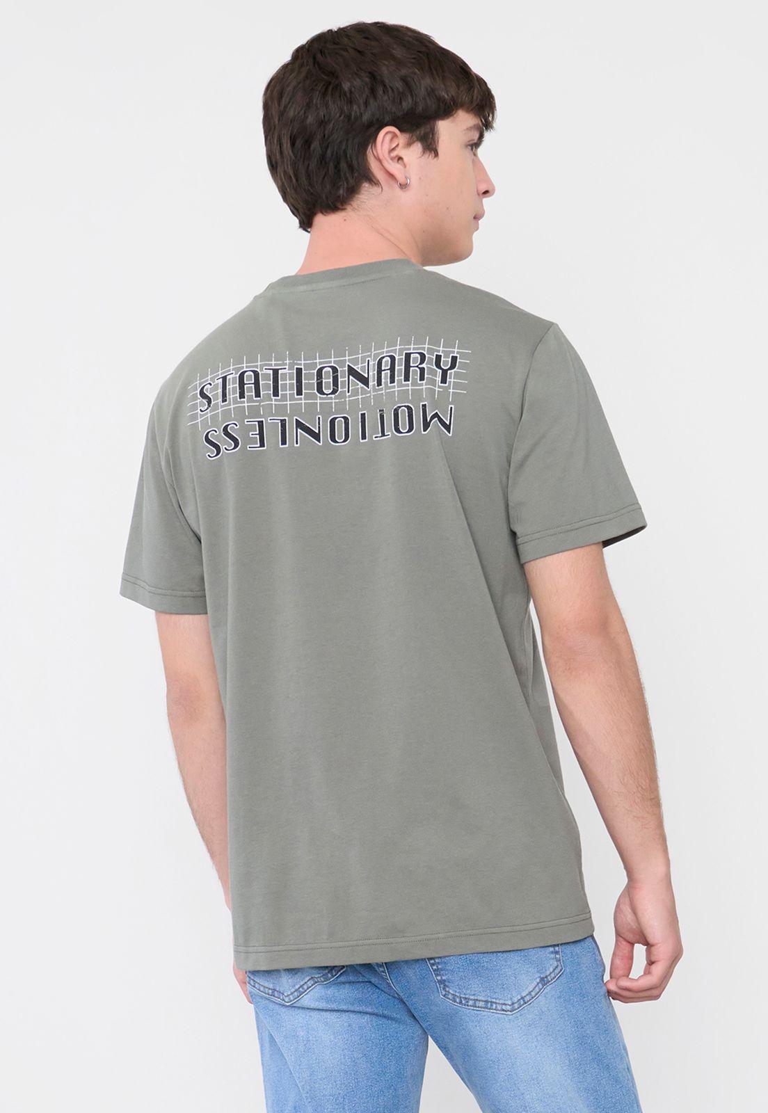 Polera Hombre Fun Texto Verde Corona-1