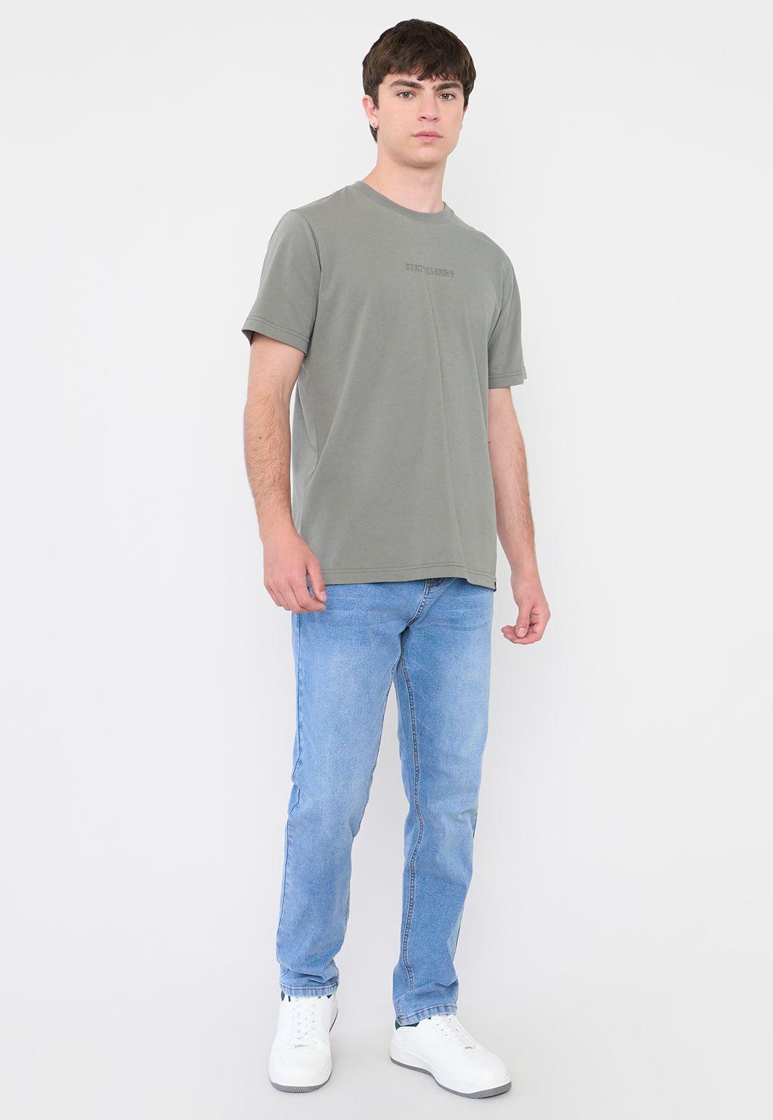 Polera Hombre Fun Texto Verde Corona-3