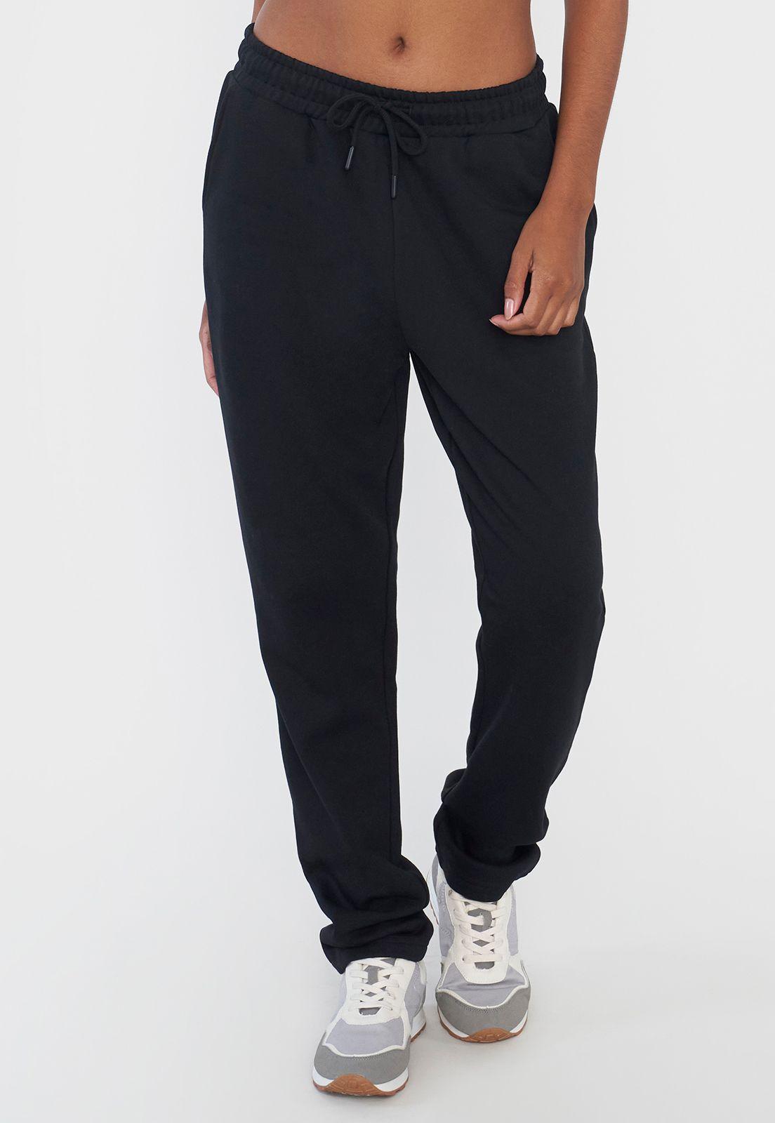 Buzo Mujer Deportivo Pitillo Negro Corona-1