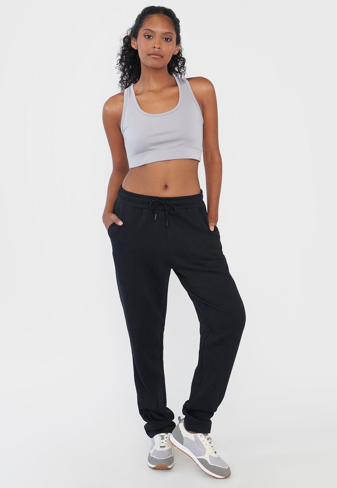 Buzo Mujer Deportivo Pitillo Negro Corona-3