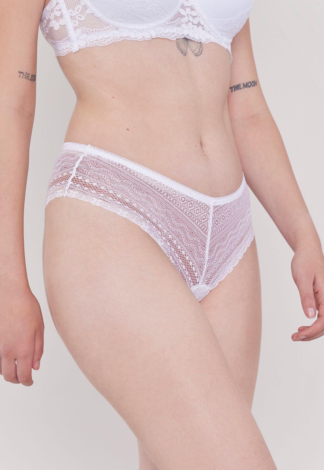 Pantaleta Mujer Ecru Full Lace Corona-3