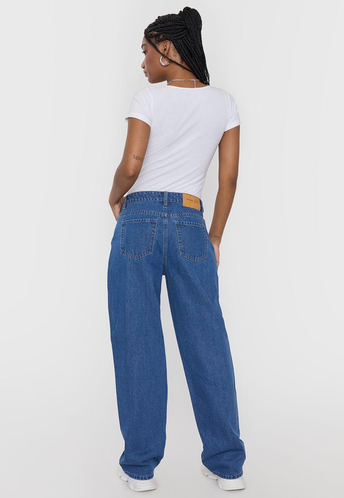 Jeans Mujer Roturas Noventero Negro Corona-2