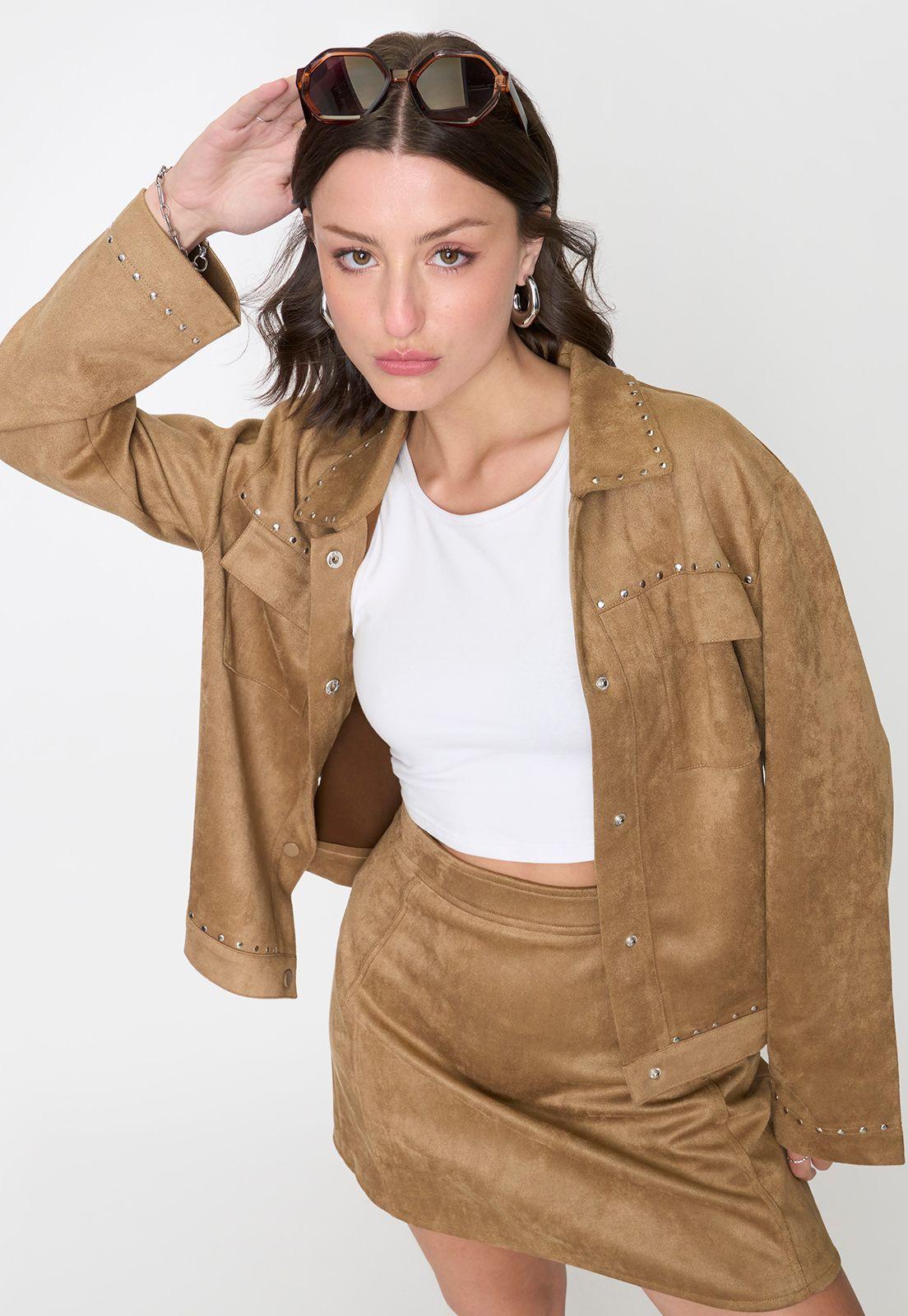 Chaqueta Mujer Western Camel Corona-1