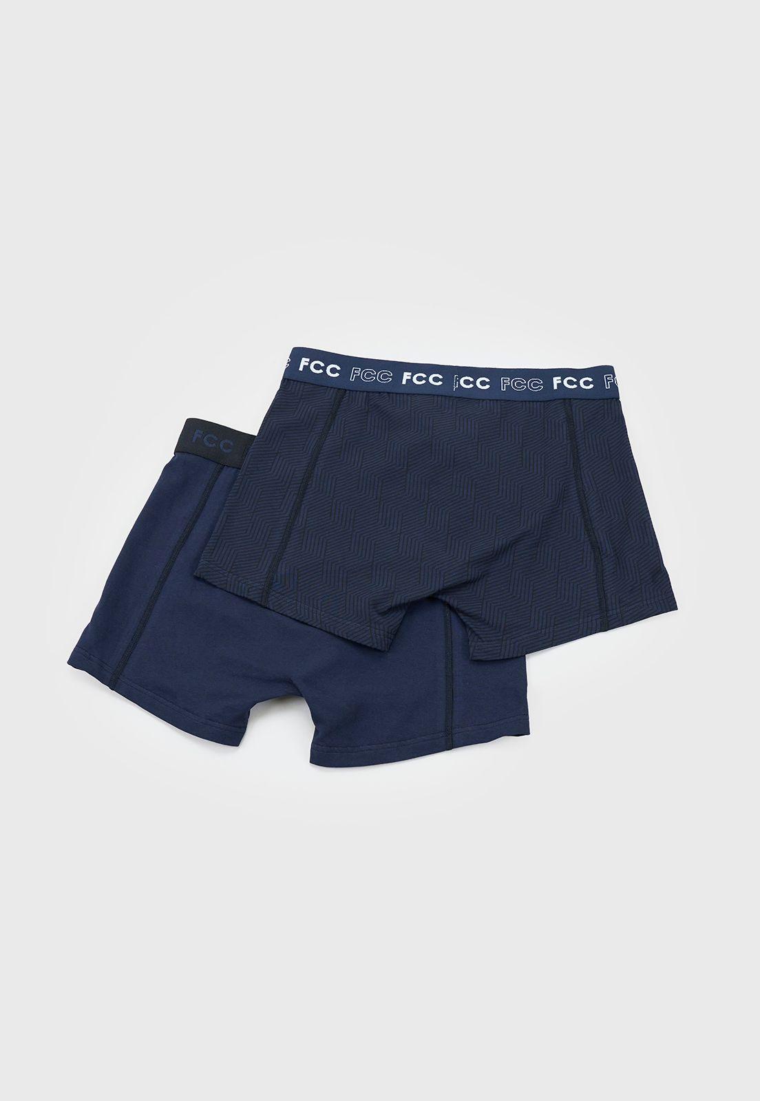 Caja Bóxer Hombre Bipack Mix Azul Corona-3