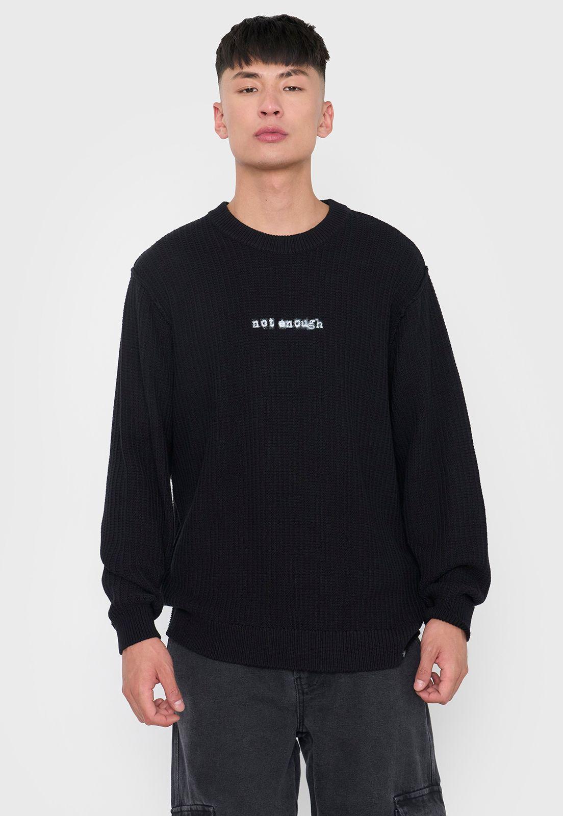 Tejido Hombre Colección Print Negro Corona-0