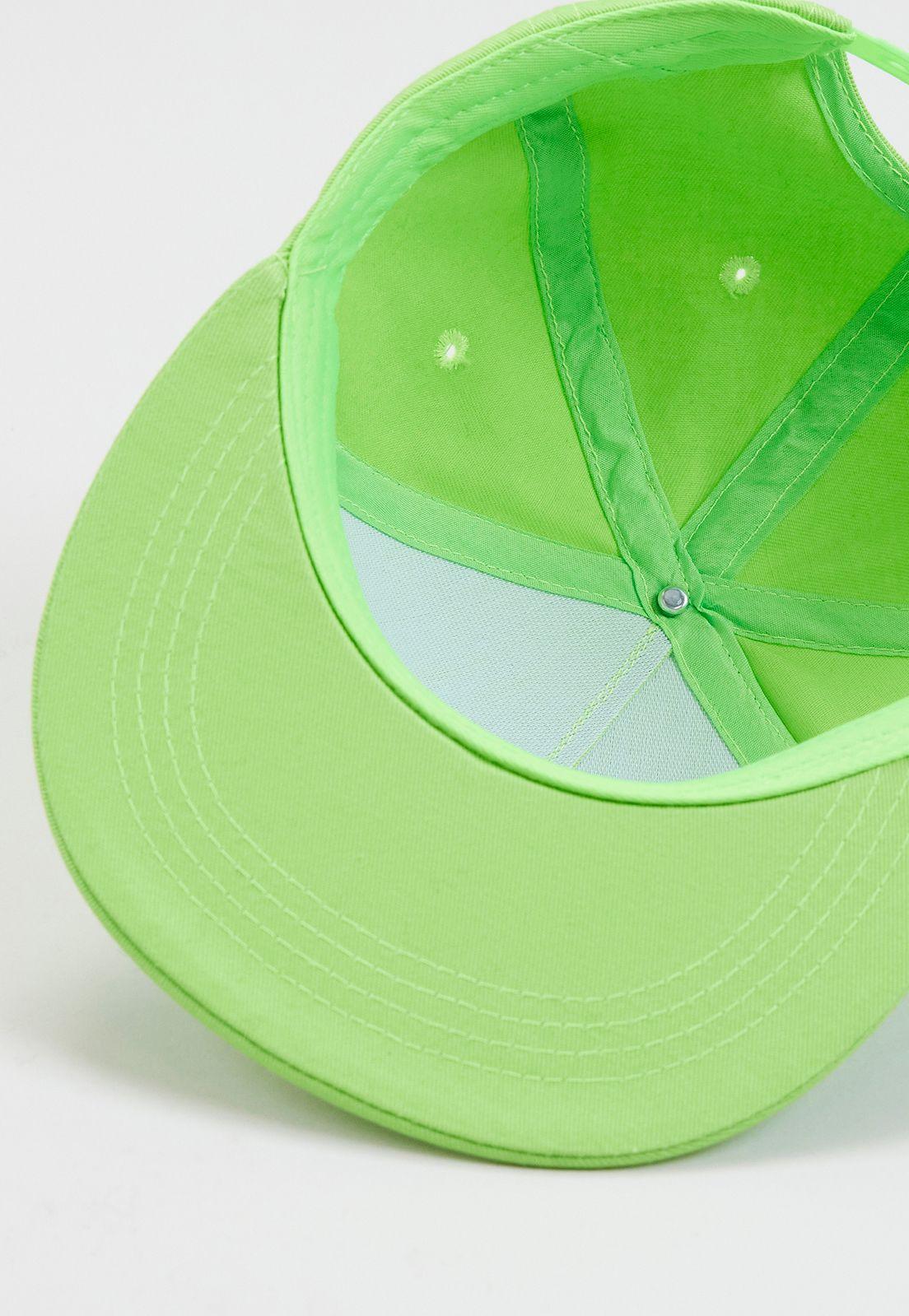 Visera Plana Print Bordado Verde - Corona-3