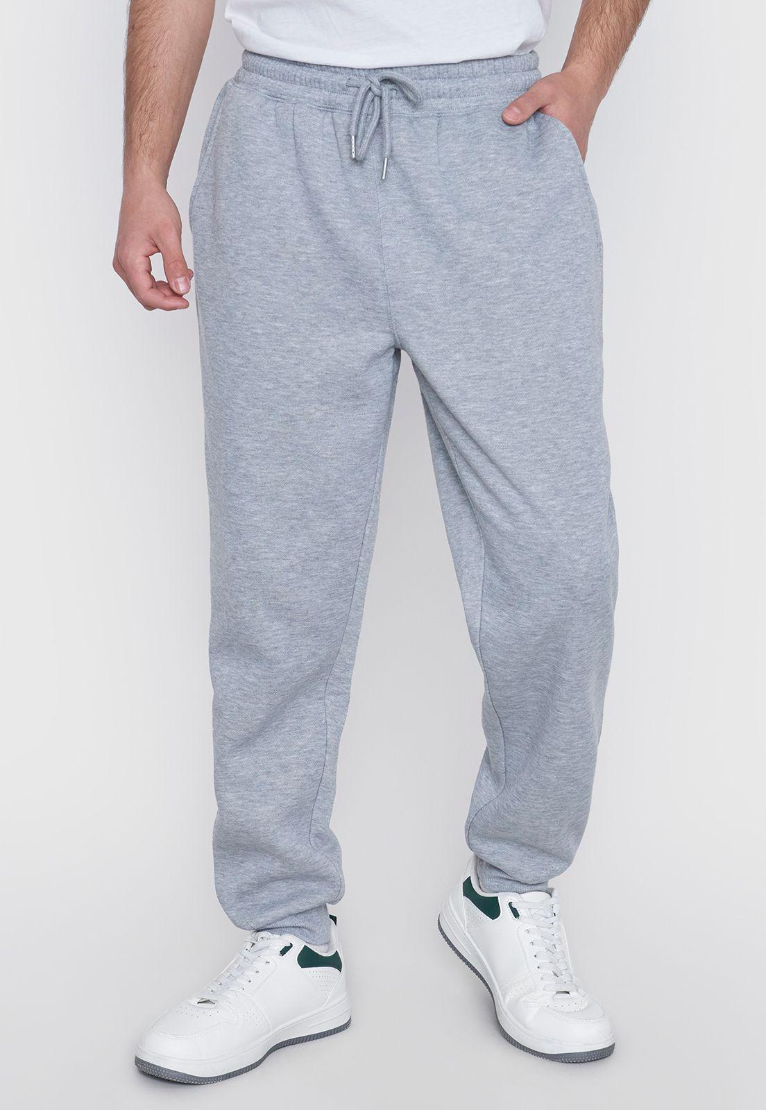 Buzo Hombre Jogger Gris Corona-1