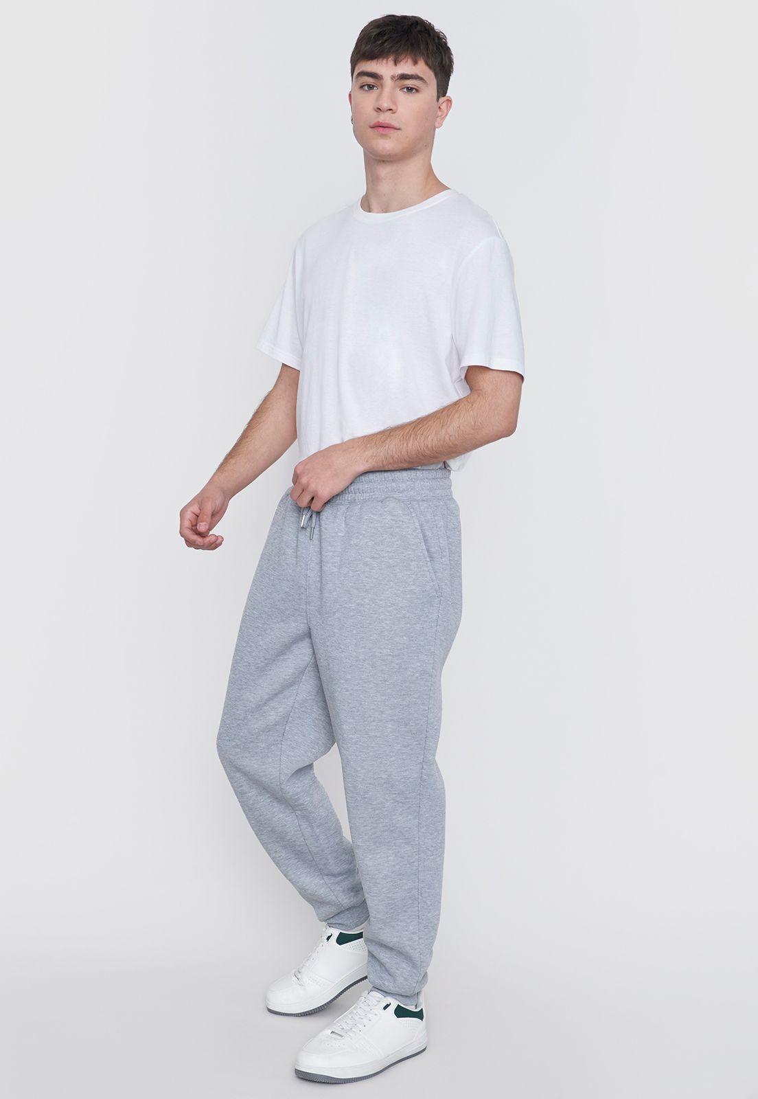 Buzo Hombre Jogger Gris Corona-3
