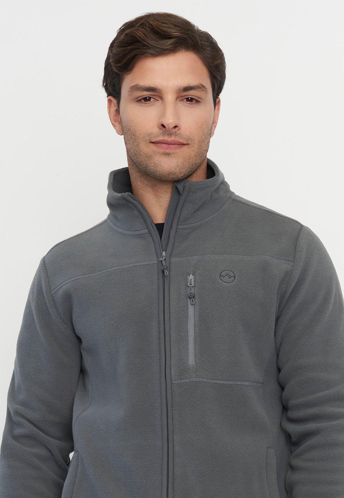 Polar Outdoor Hombre Básico Gris Liso Corona-2