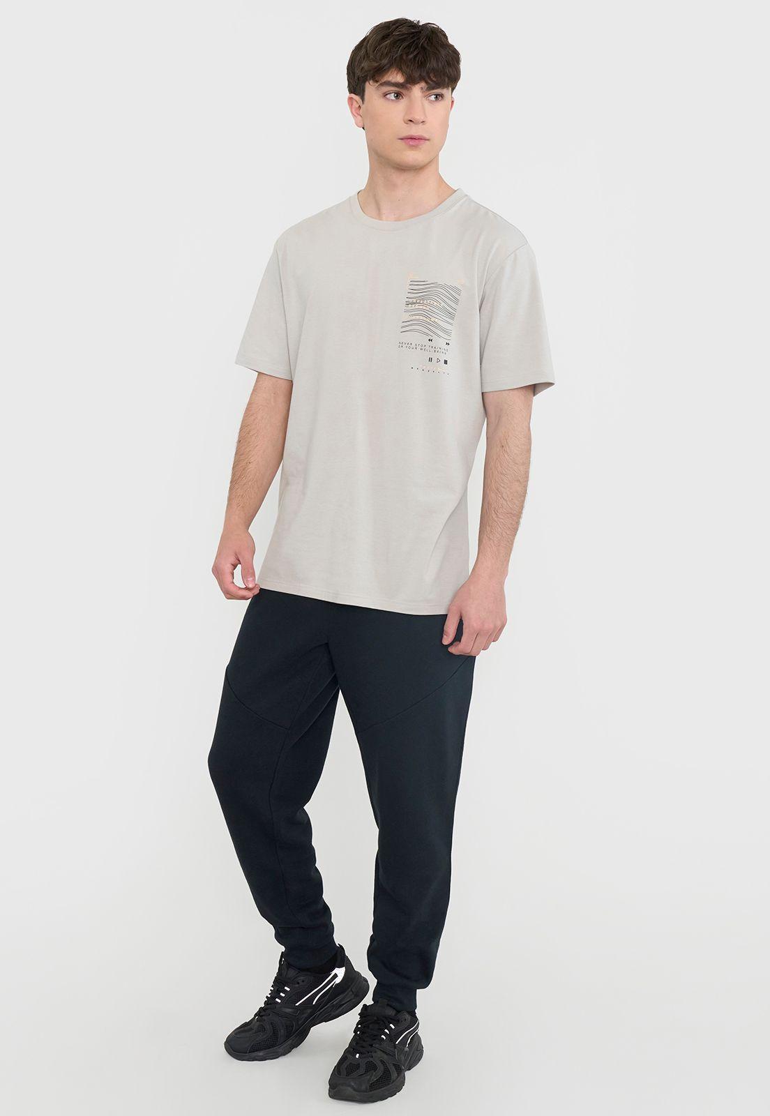 Polera Hombre Deportiva Fun Beige Corona-3