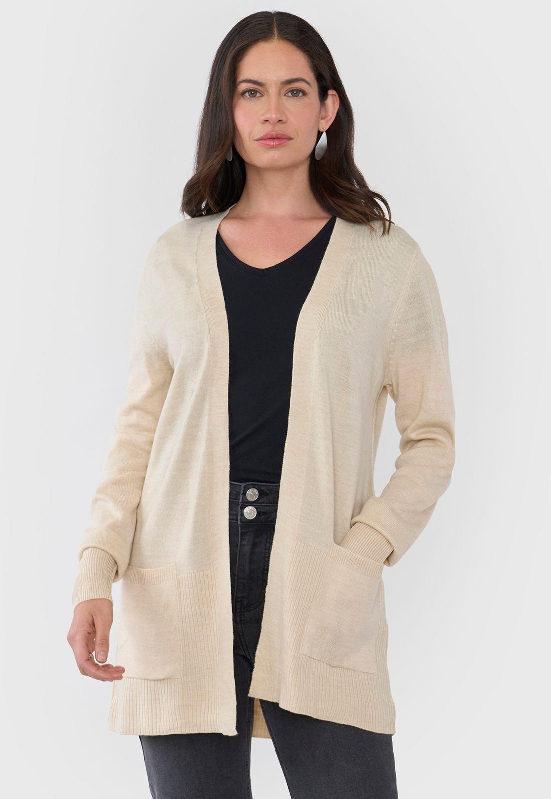 Cárdigan Mujer Beige Corona-0
