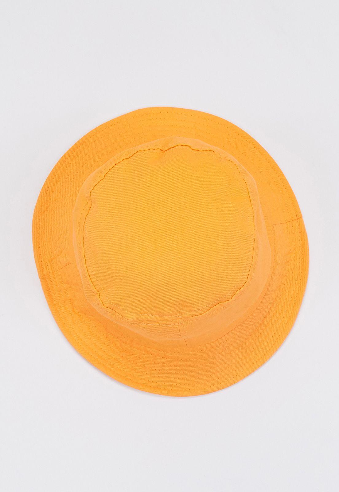 Gorro Hombre Bucket Liso Naranjo Corona-2