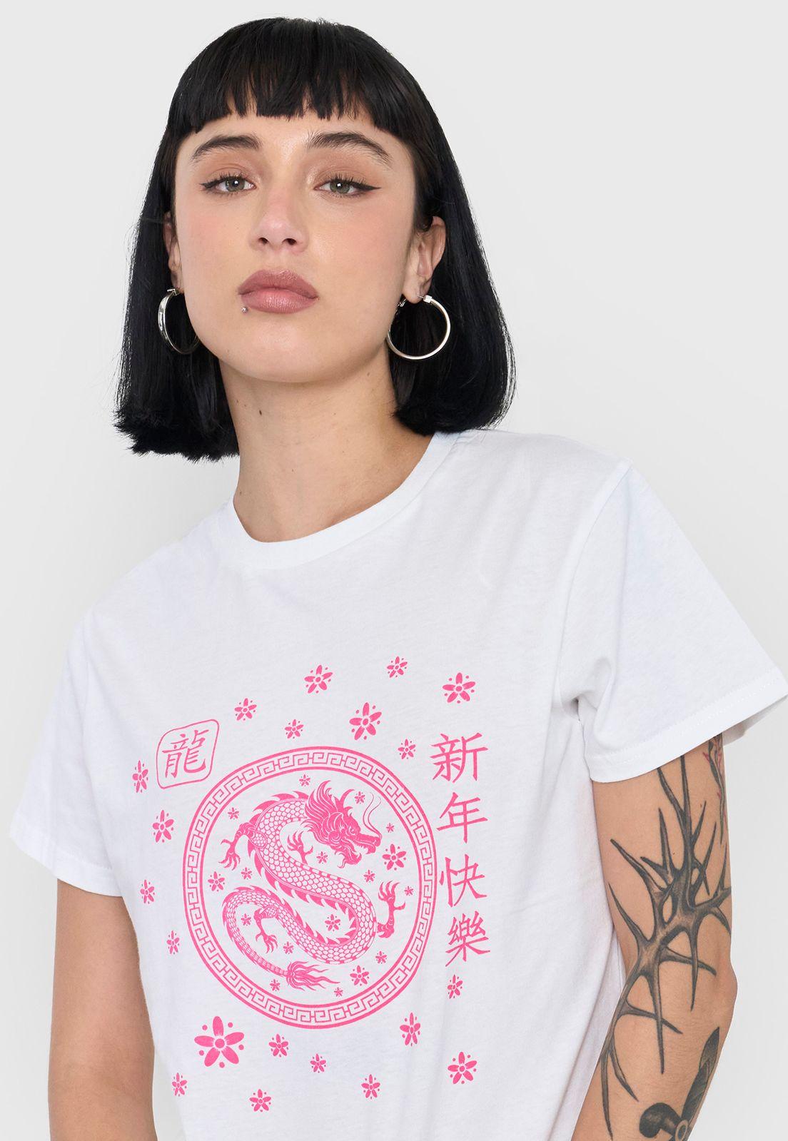 Polera Mujer Fun Regular Fit Blanco Corona-2