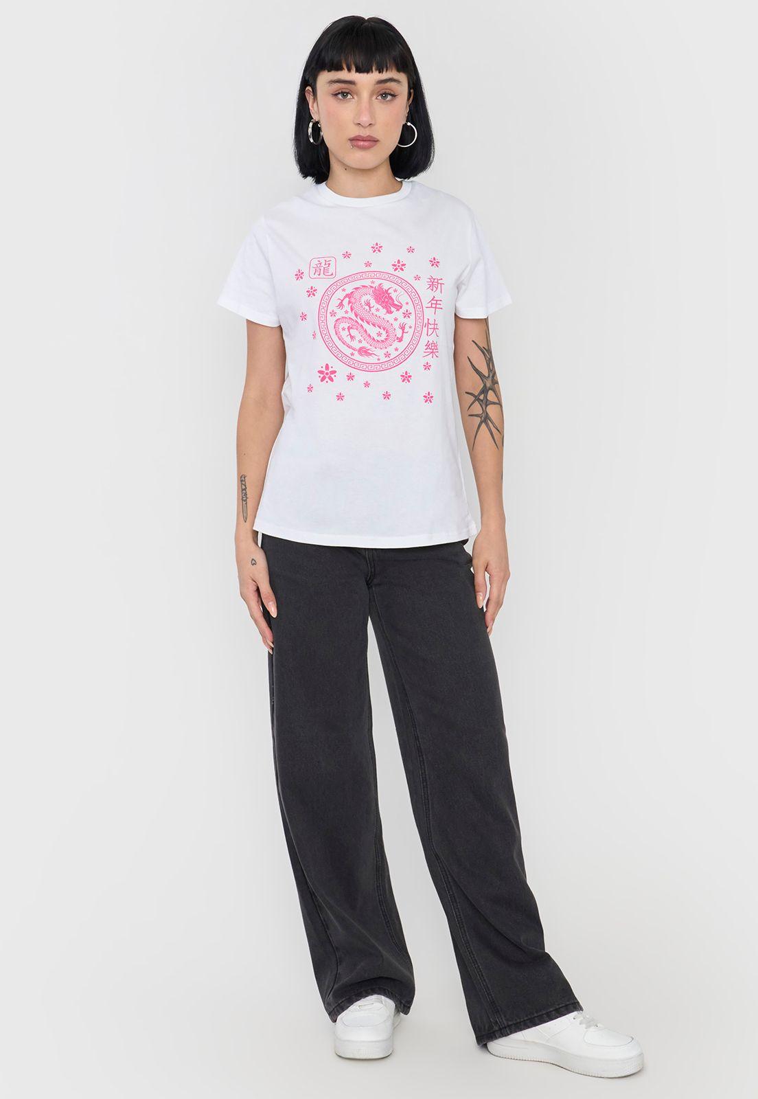 Polera Mujer Fun Regular Fit Blanco Corona-3