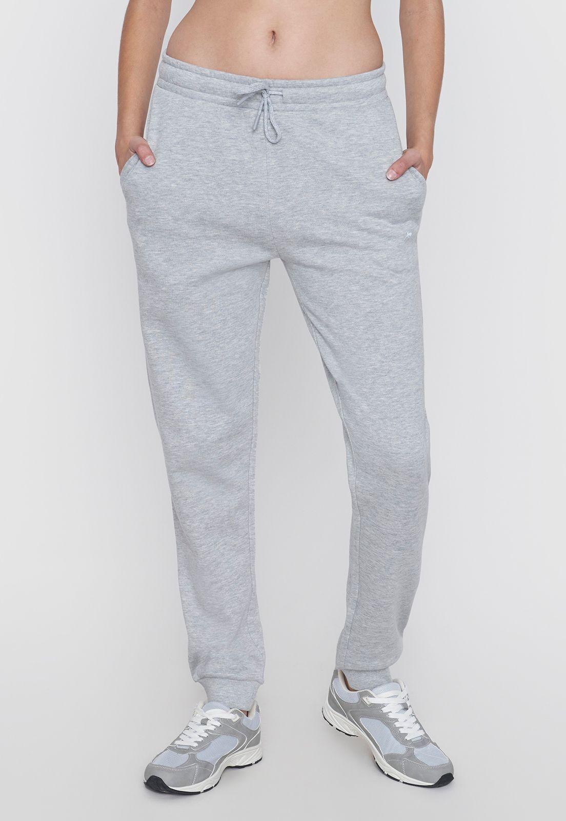 Buzo Mujer Deportivo Gris Jogger Corona-1