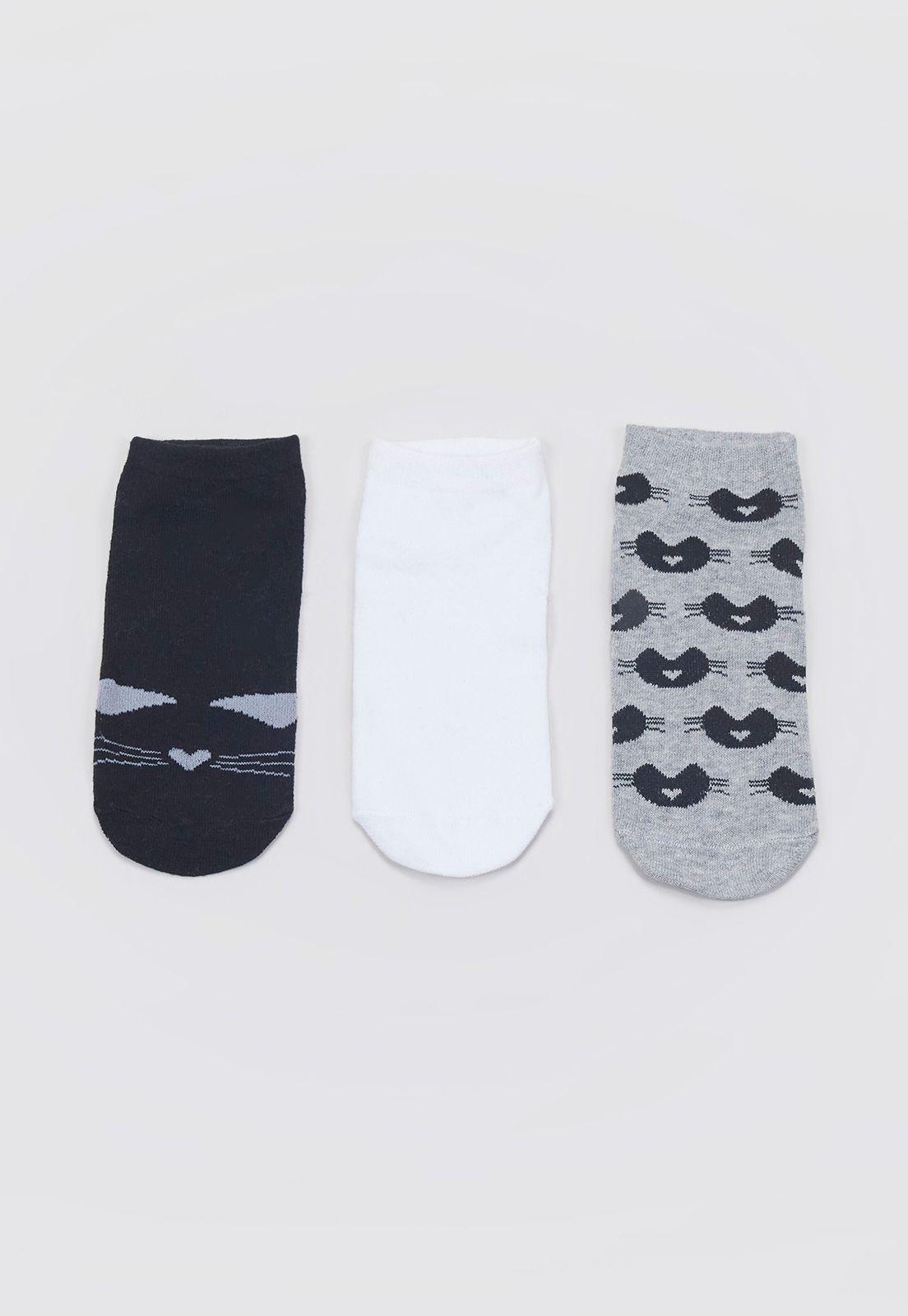 Calcetines Mujer Cortos Comb1 Corona-2