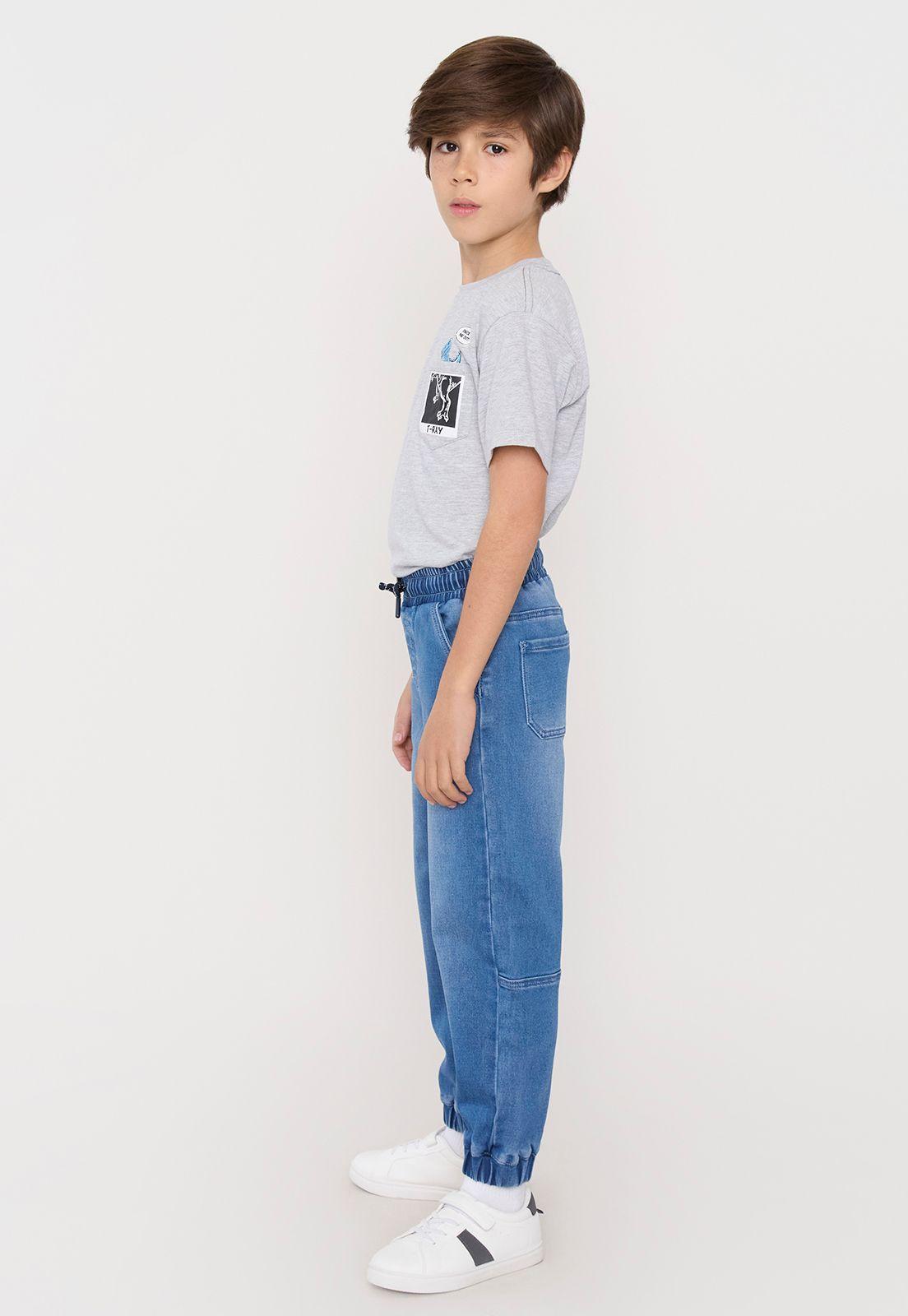 Jeans Niño Kids Jogger Azul Medio Corona-3