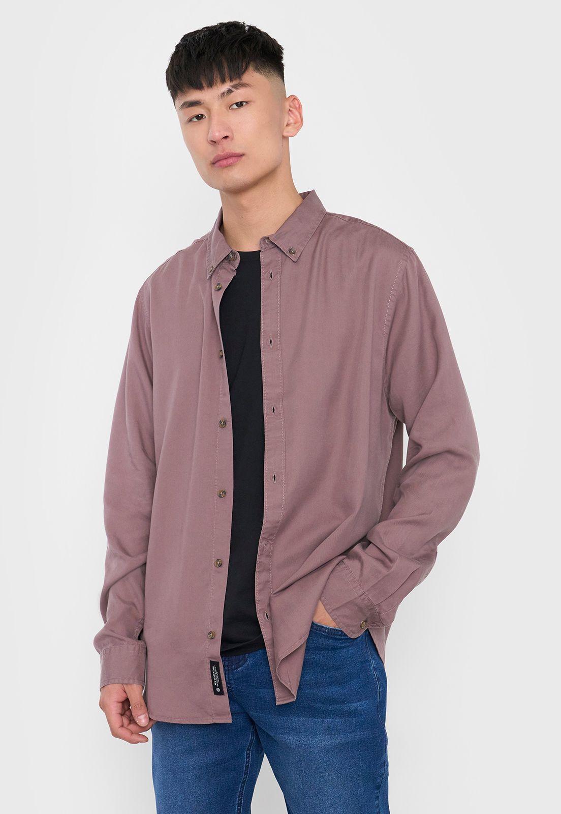 Camisa Hombre Liviana Rosado Corona-0