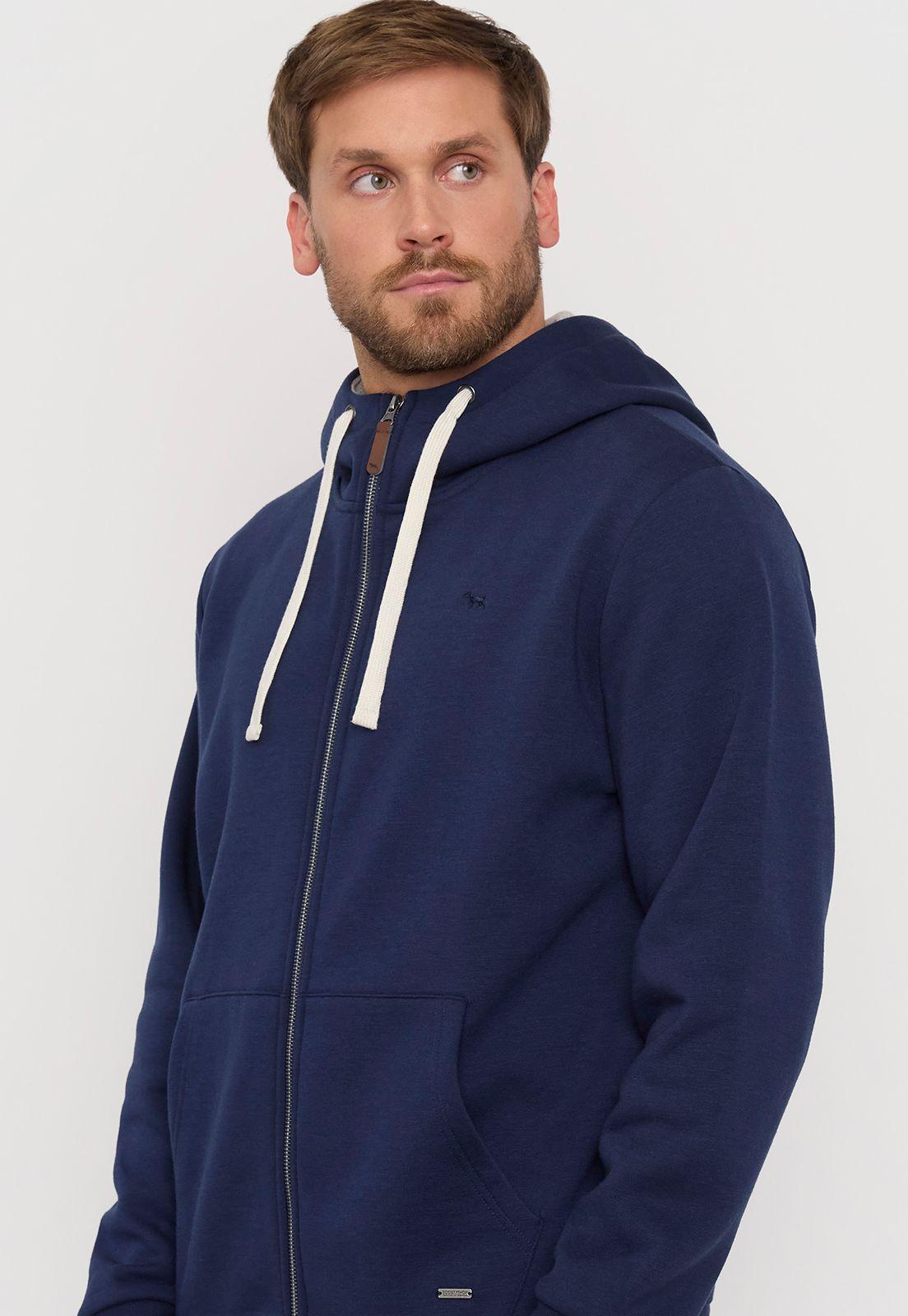 Polerón Hombre Navy Full Zipper II Corona-2
