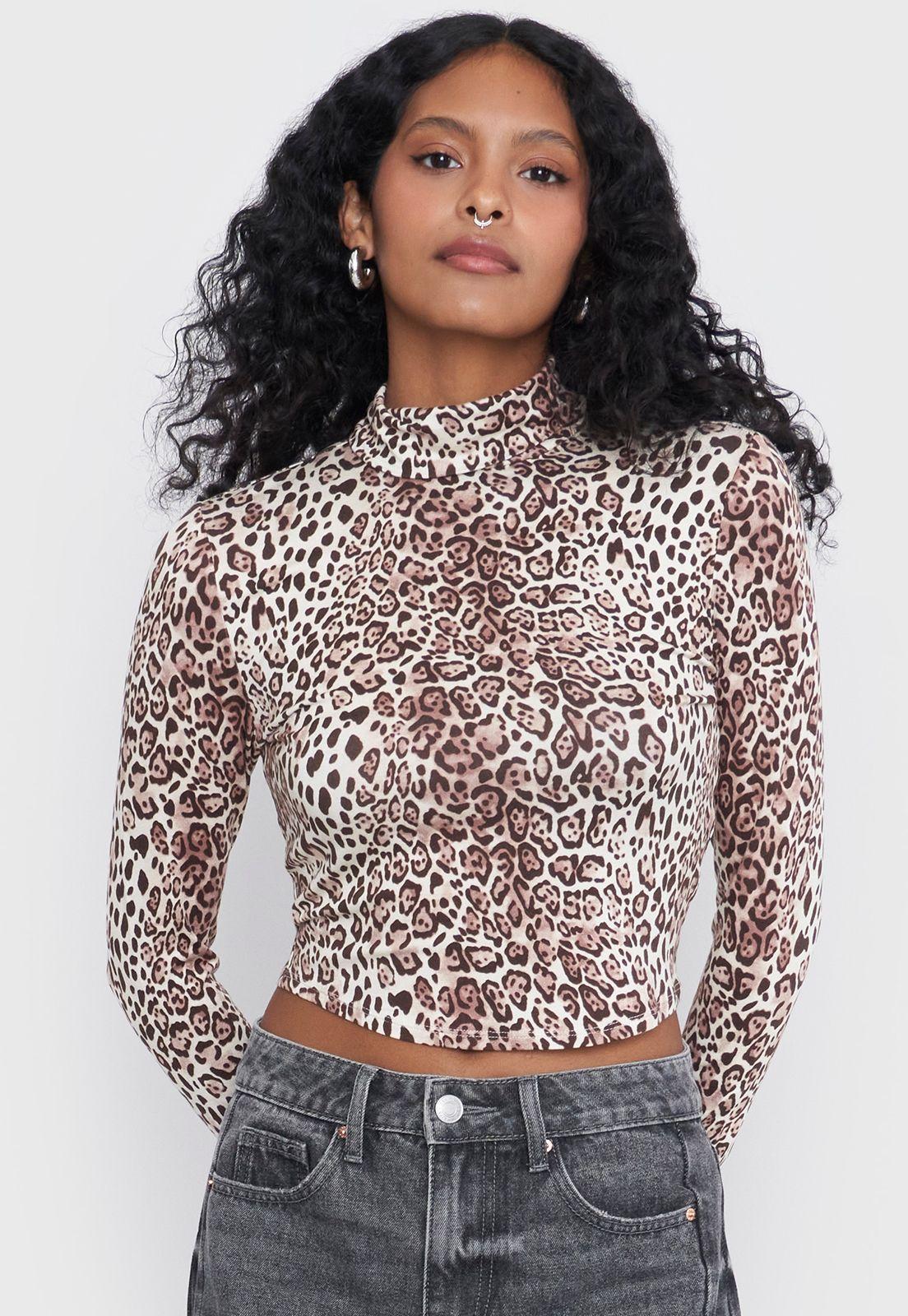 Polera Mujer Manga Larga Cuello Tortuga Beige Corona-2