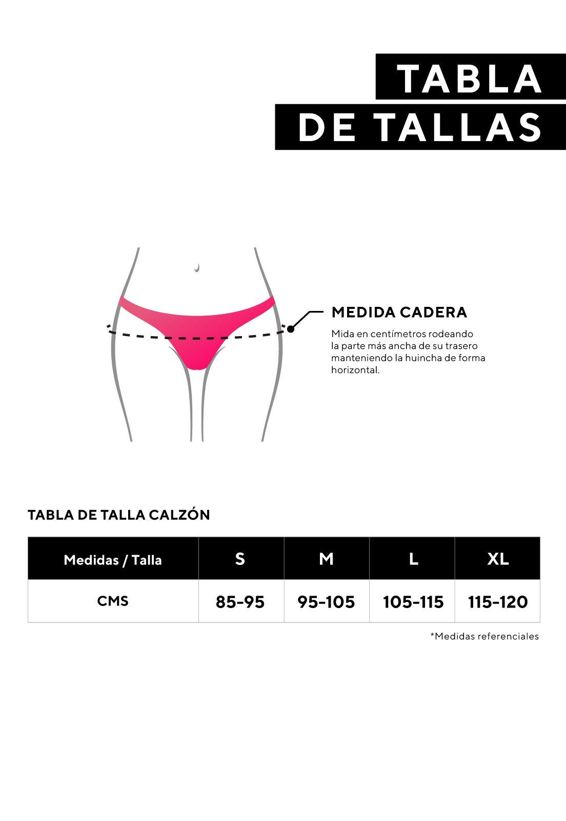 Calzón Mujer Bikini Negro Corona-4