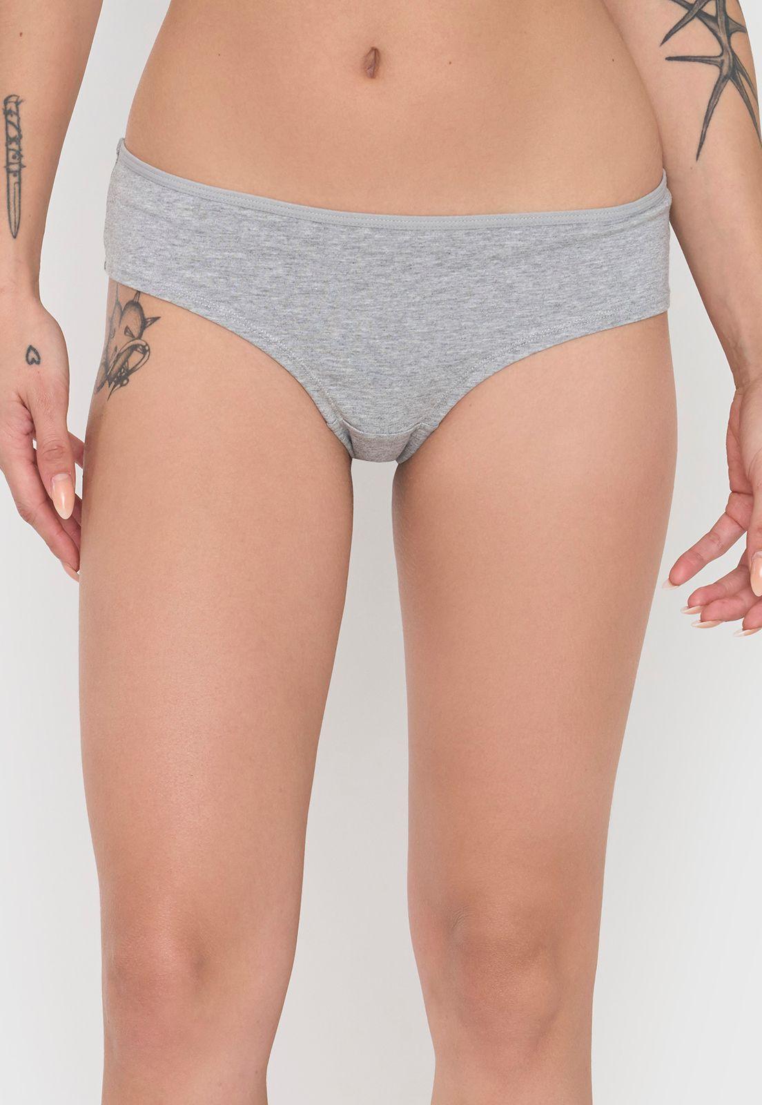 Pantaleta Mujer Tripack Mix Negro/Gris/Ecru Corona-1